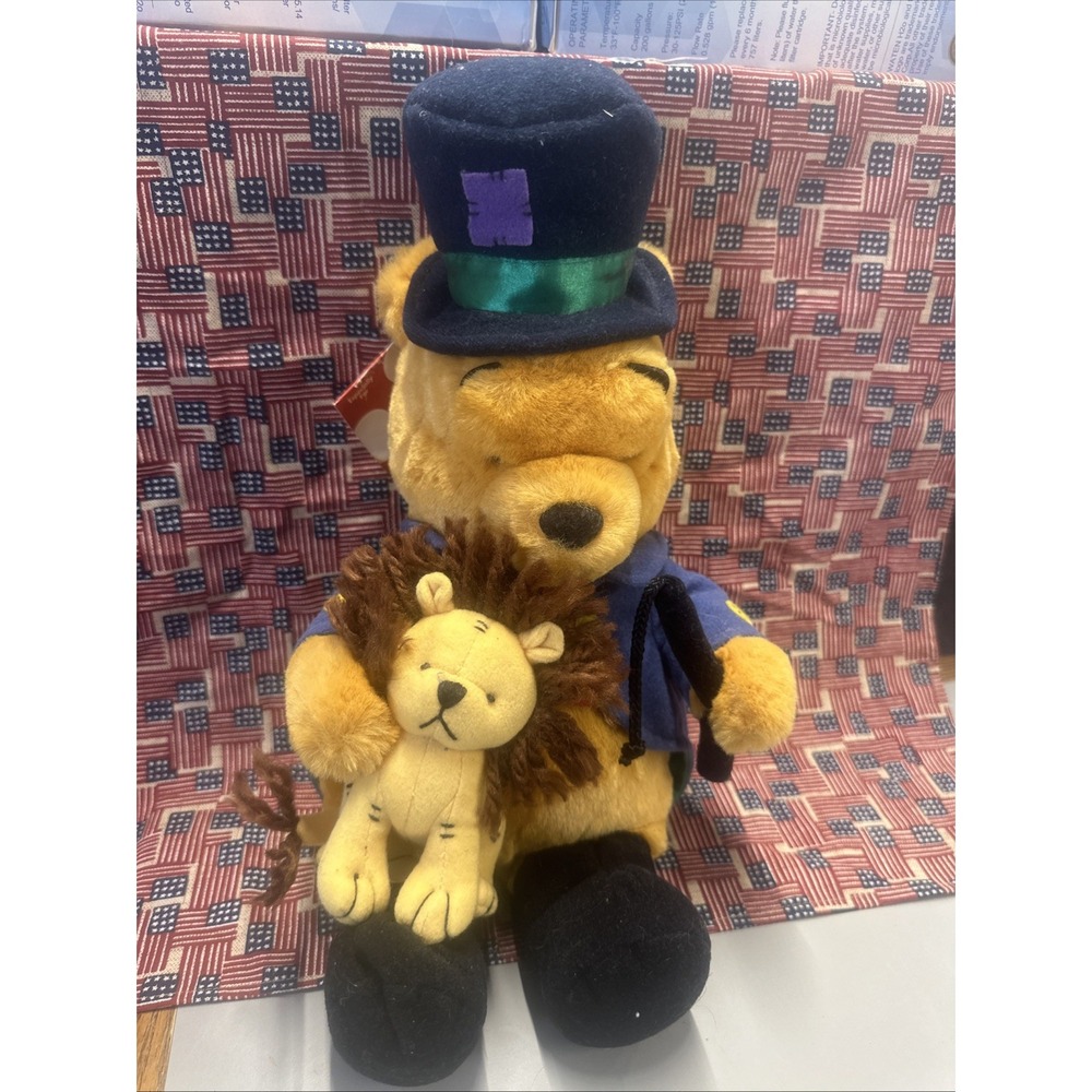 Walt Disney‎ Winnie The Pooh Circus Lion Tamer 13" Plush With Tag